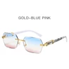Gold-Blue Pink