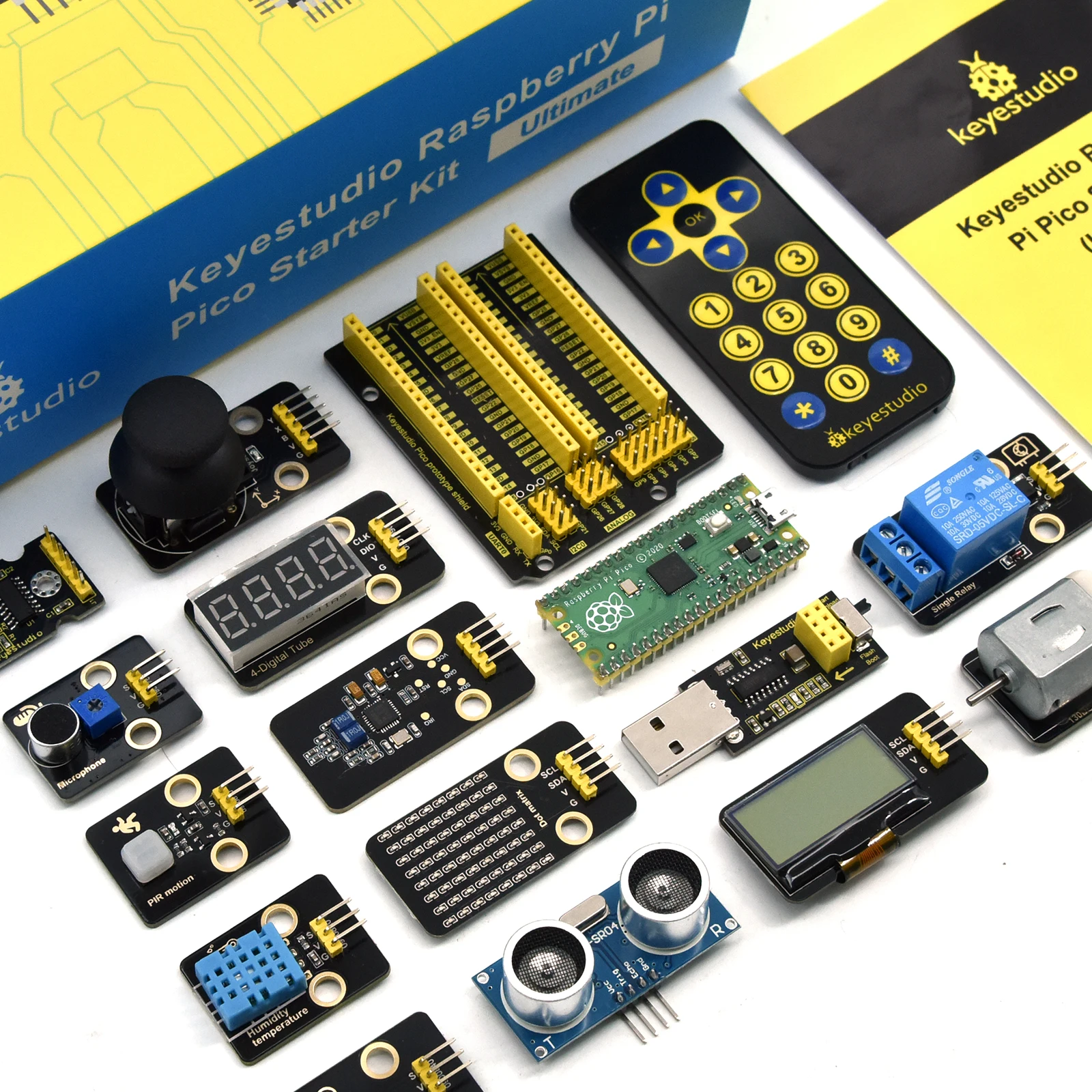Keyestudio Raspberry Pi Pico STEM Education DIY Sensor Module Learning ...