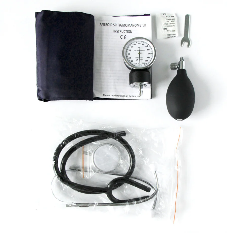 Sphygmomanometer With Stethoscope Mercury Aneroid Medical Electronic