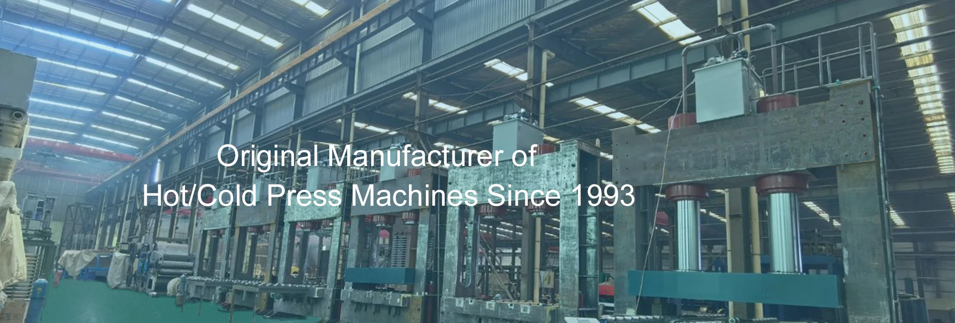 Shining 1200 Ton Short Cycle Lamination Line For Wood Mdf Short Cycle