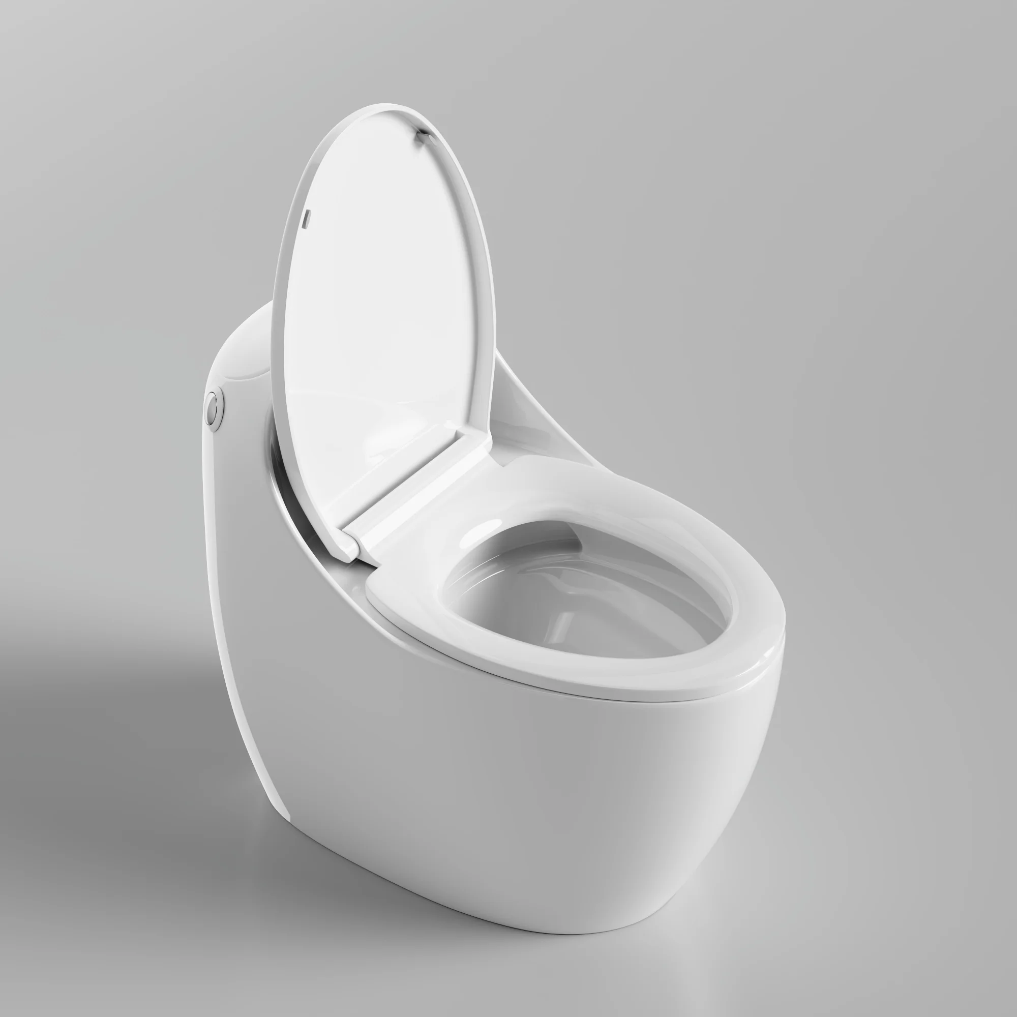 Manufacturer wholesale porcelain bathroom one piece wc white sanitary wares ceramic egg shape toilet bowl supplier