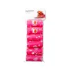 Fraise rose 6 rouleaux/paquet