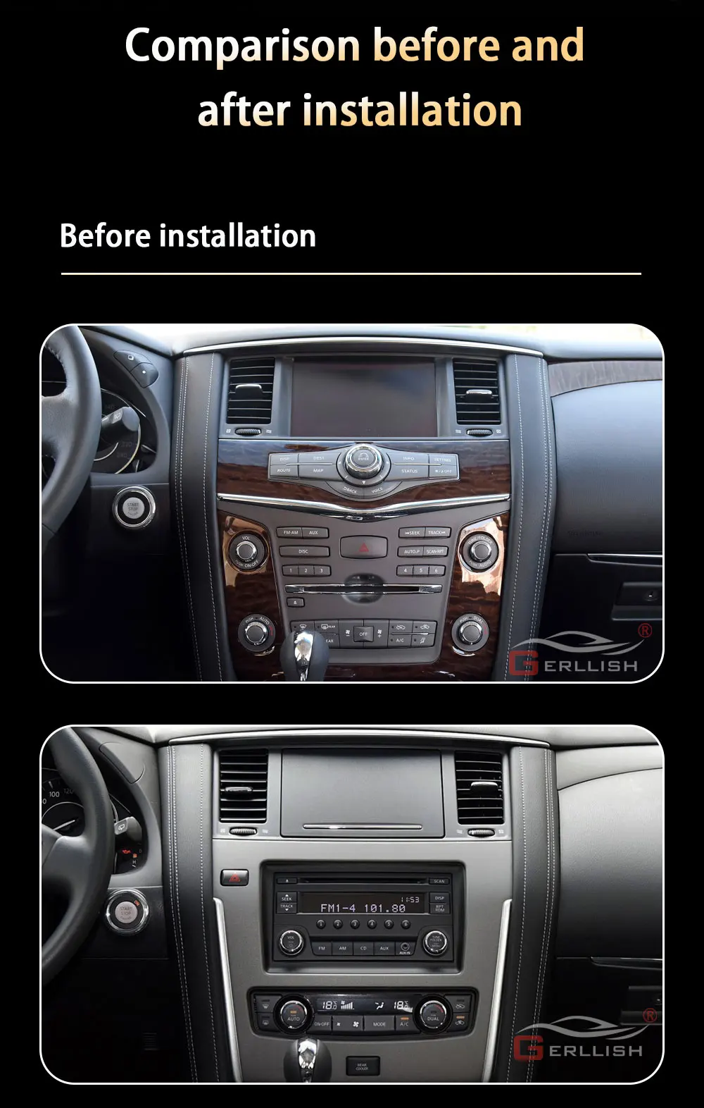 Android Radio For Nissan Armada Patrol Royale Sl Y62 Qx80 Qx56 2010
