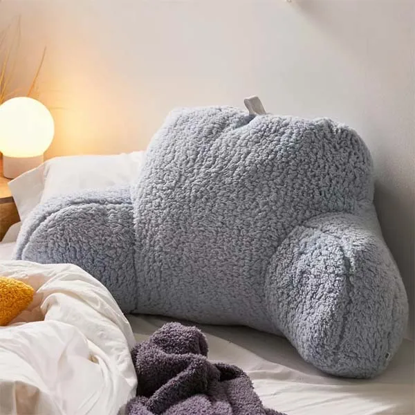 Lettino in pile supporto lombare per la schiena cuscino per