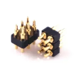 Spring Loaded Pogo Pin Connector - 6 Position, 2.54mm Pitch