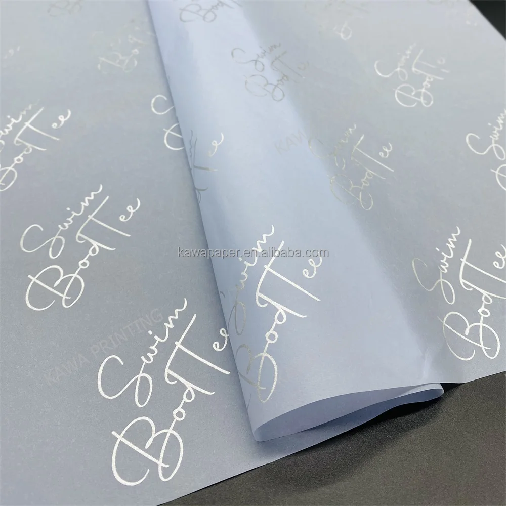 17 Gsm Custom Brand Printed Logo Gift Packing Shoe Wrapping Tissue Paper