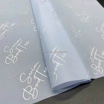 Premium 17gsm Custom Brand Printed Tissue Paper Logo Gift Wrapping Paper for Shoe Clothing Gift Packaging