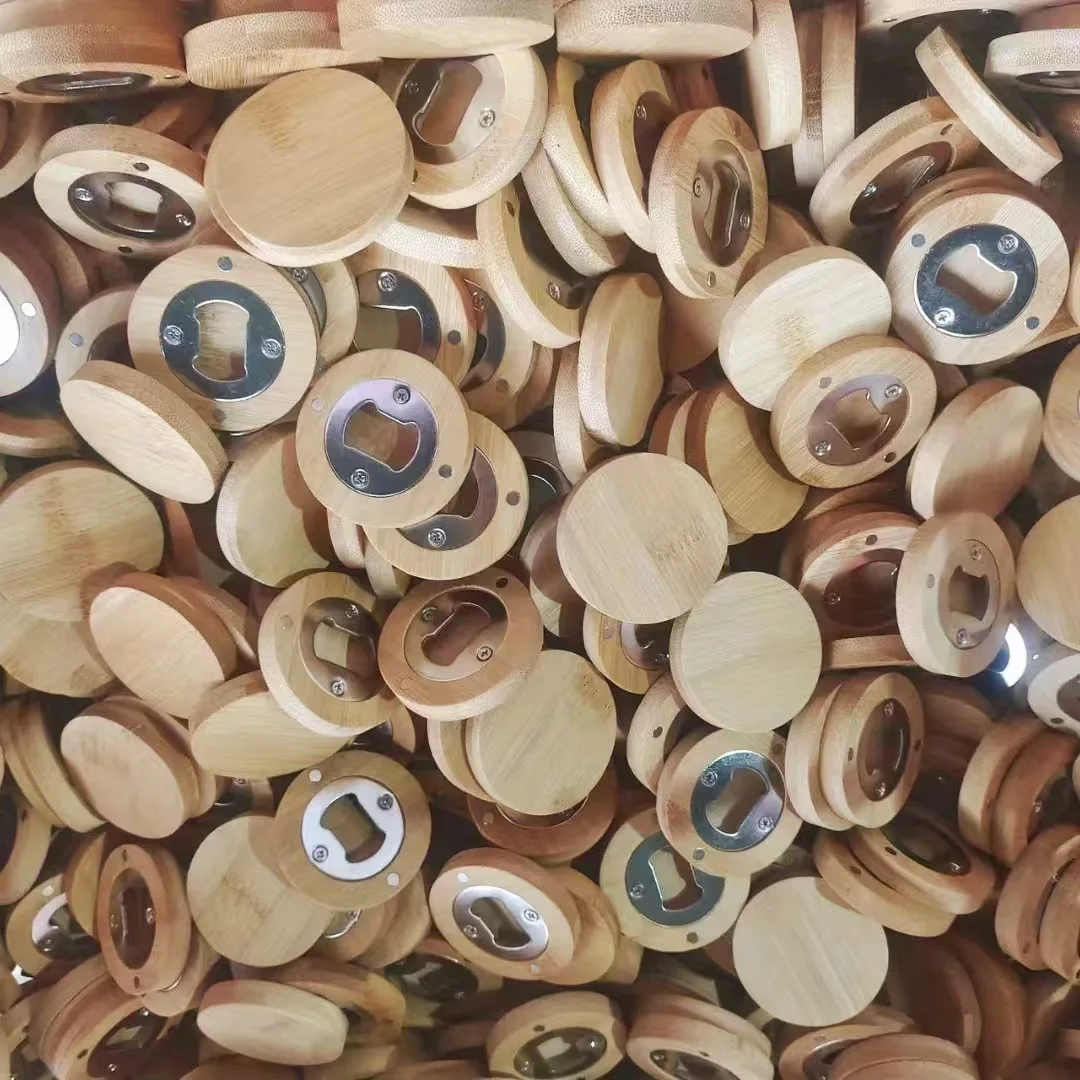 DIY Bamboo Wood Magnet Bottle Opener-Versatile Everyday Furniture Portable Simple Design preview 4