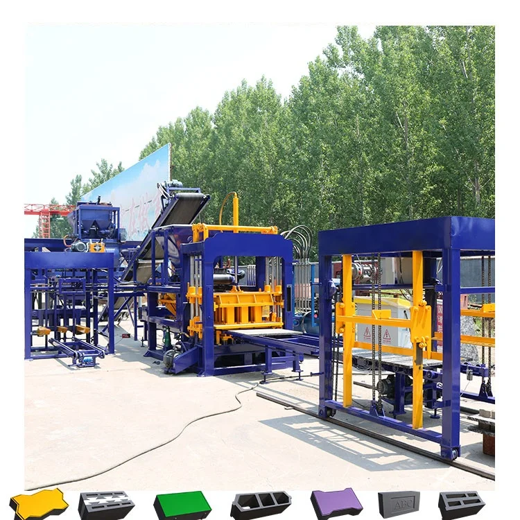 QT6-15 Briks Making Machine Brick and Brick Making Machinery Concrete Block Machine
