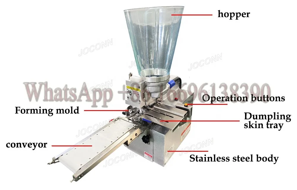 High Performance Automatic Dumpling Making Machine Dumpling Frying Machine Dumpling Machine for Small Businesses