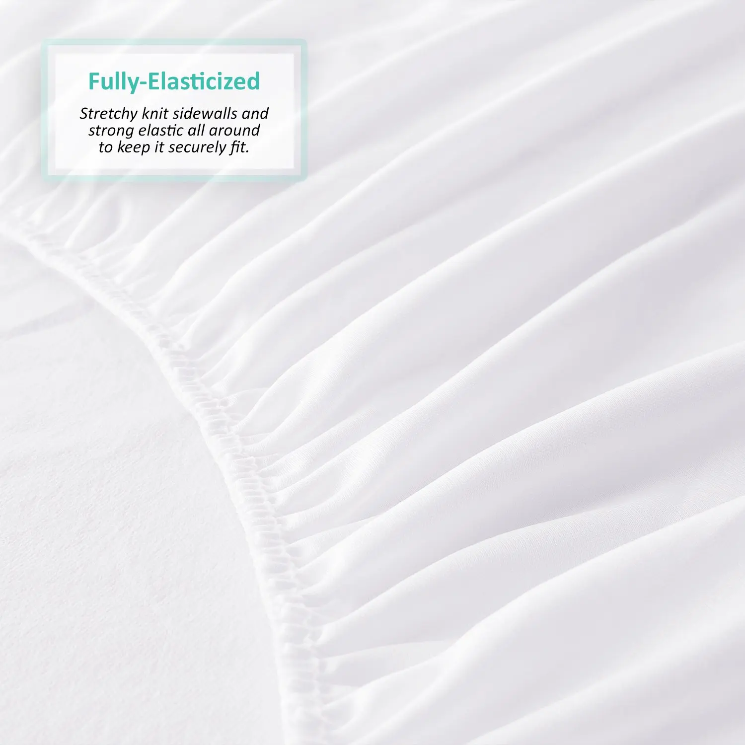 High Quality Mattress Protector Waterproof Hypoallergenic Vinyl Free Twin XL Cotton Terry Top