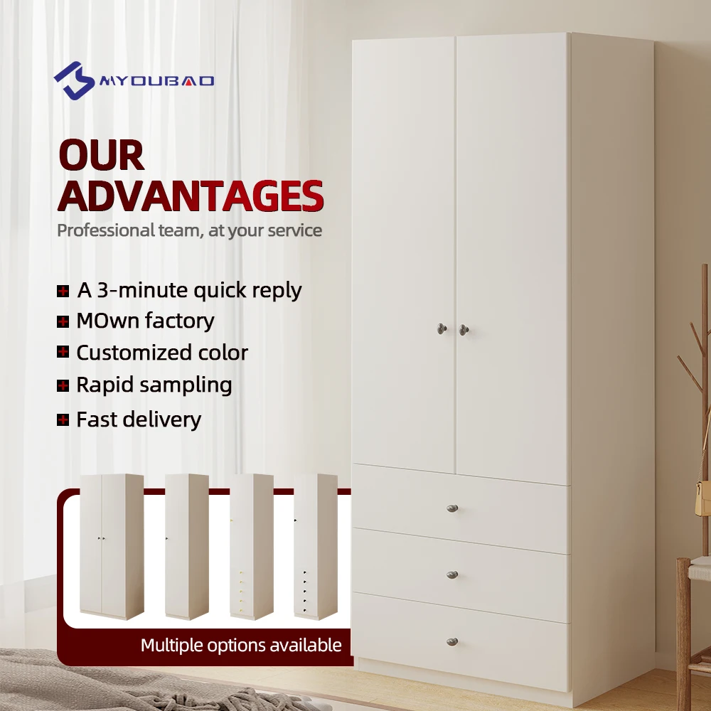Durable Construction Metal Wardrobe