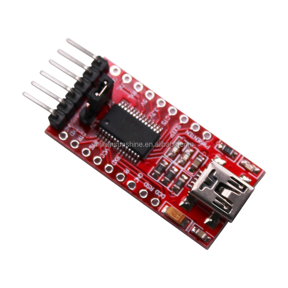 Módulo adaptador serial FT232RL FTDI USB 3.3V 5.5V a TTL para Arduino FT232 Pro Mini USB A TTL 232