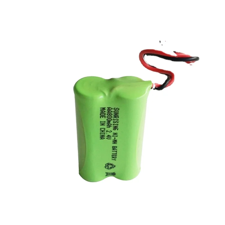 2.4V ni-mh rechargeable battery pack AA 800mAh