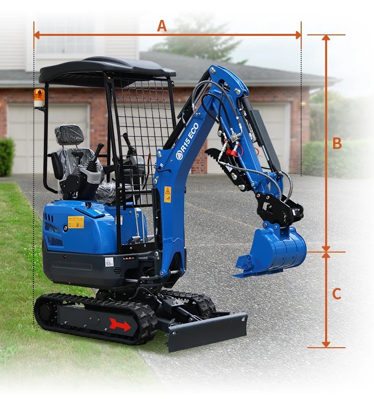 RIPPA R15 Mini Excavator - 1.5 Ton Kubota Crawler for Sale, EPA Engine ...