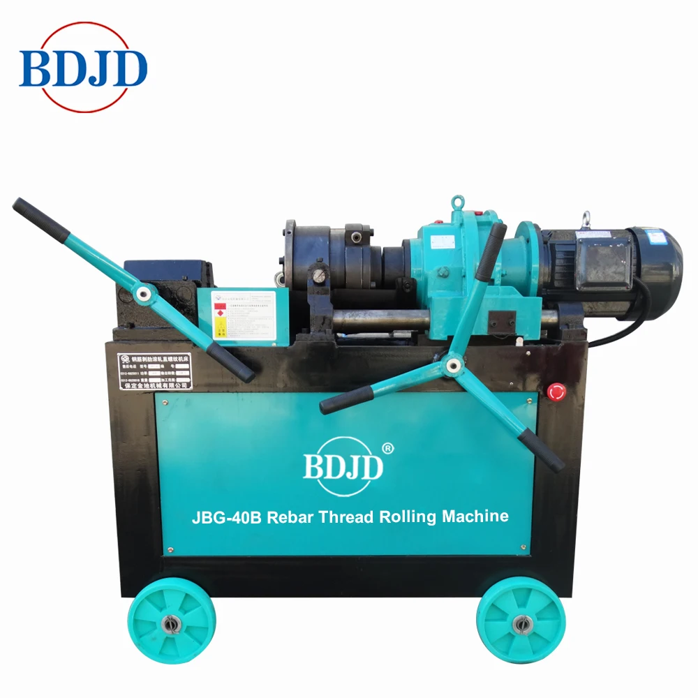 BDJD JBG40B Portable Rebar Threading Machine Bar Thread Rolling Equipment