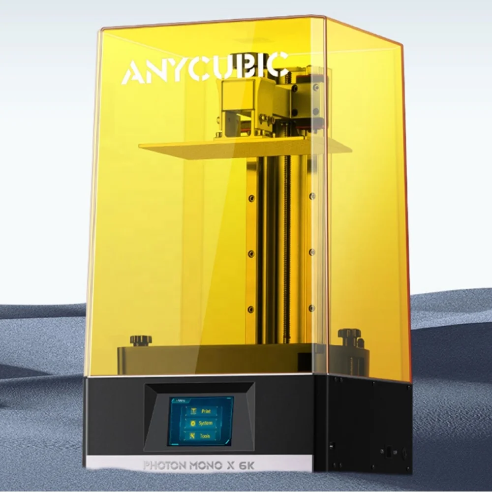 ANYCUBIC 6K Resin 3D Printer, Photon Mono X 6Ks with 9.1in 6K HD LCD Mono  Screen, Upgraded Anycubic Lighturbo Source, Stable Dual Linear Rail, Large