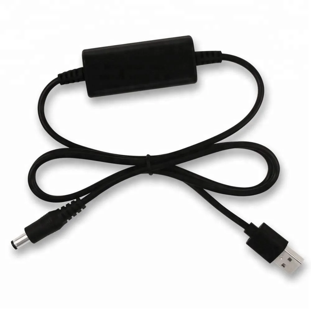 Cavo USB DC5 V a 12 V Step Up Converter Cavo adattatore 5 5 X 2 1 MM connettore per altoparlante 12 V USB ventilatore lampada da scrivania tensione USB Step Up