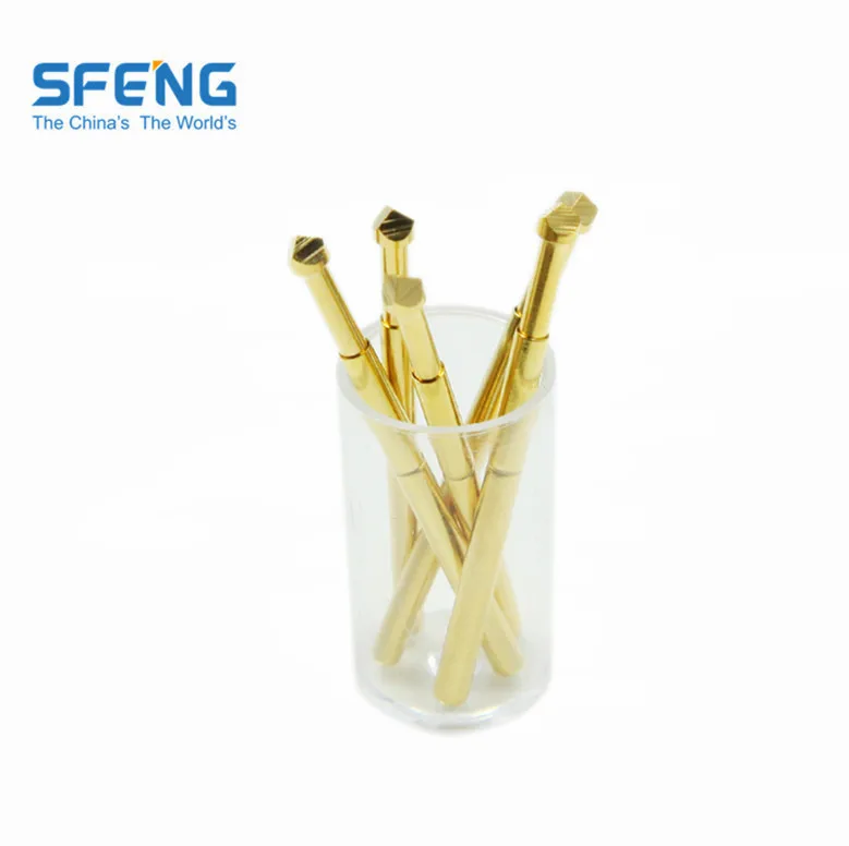 High Precision Point Brass Spring Loaded test Needle for ICT test