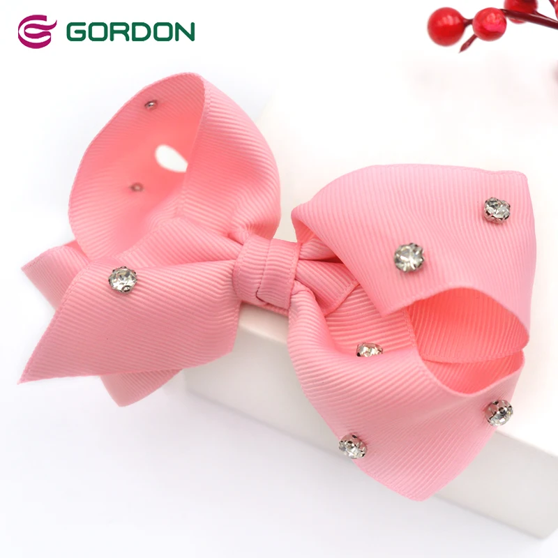 Grosgrain Ribbon Boutique Girls Baby Hair Bows Clips Grosgrain Hair Bows With Alligator Hair