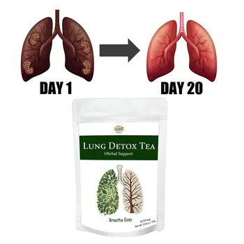 Organic Clean Lung Boost Smoker Cough Tea Bulk Boxed Loose Fruit and Flower Tea for Slimming for Amazon Tk Cross-border Trade