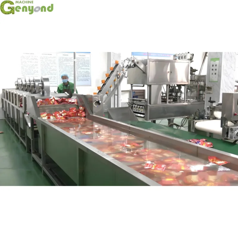 Factory Complete Pickled Vegetable Pickles Production Line Korean Kimchi Processing Line