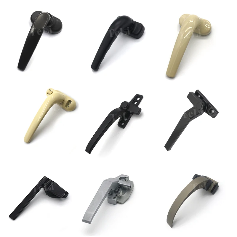 Door & Window Accessories China Pvc Door Handles Black Sliding Casement