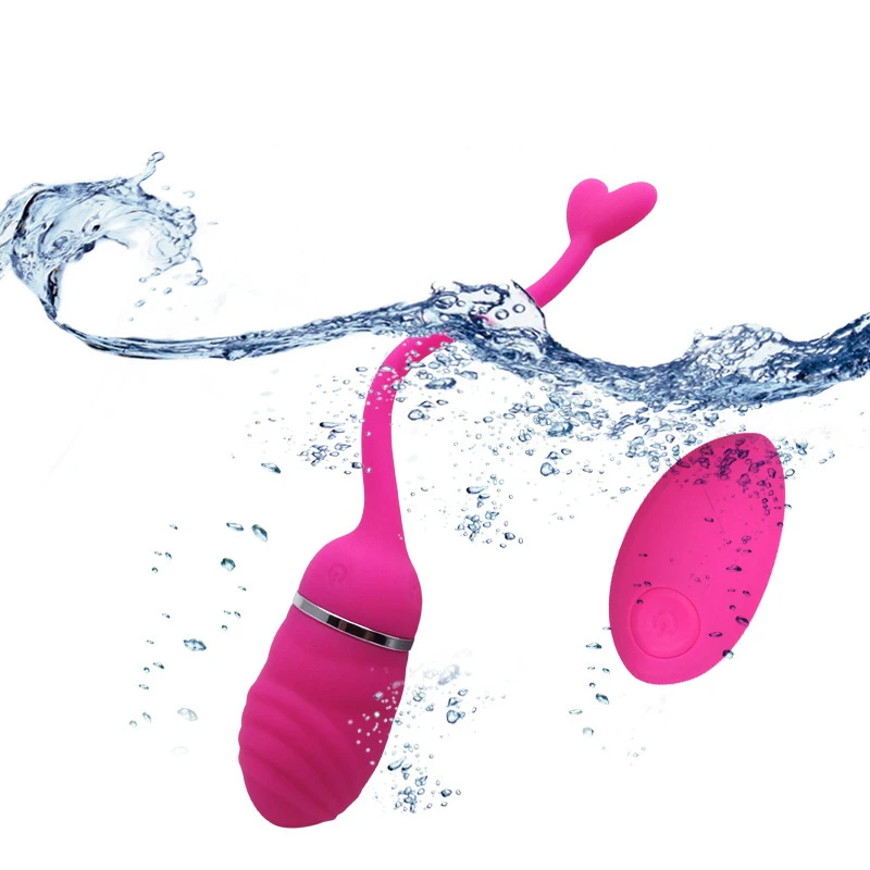 Rechargeable Remote Control Love Ball Vibrating Kegel Ball for Couple