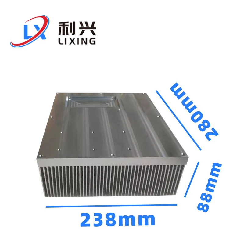 Igbt Power Components Aluminum Radiator High-power Bottom Plate ...