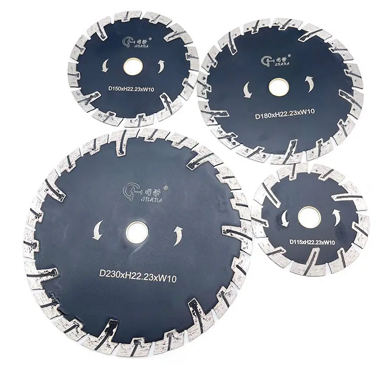 Protection Teeth Sintered Diamond Cutting Disc For Marble