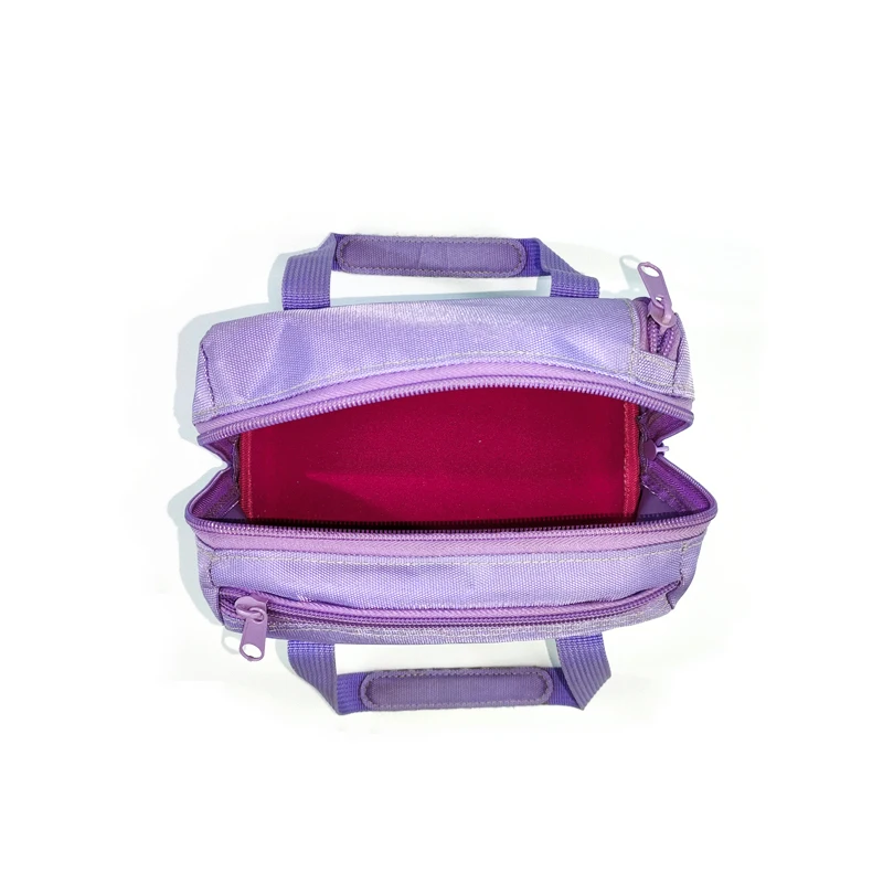 Customized EVA Bag Travel Outdoor Toolbox Women's Purple Waterproof Cosmetic Bag factory