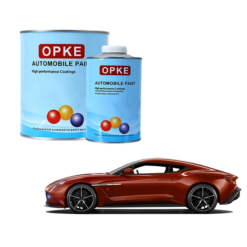 Auto Paint Acrylic 2k 1k Color Coating Red Car Refinish Painting Car