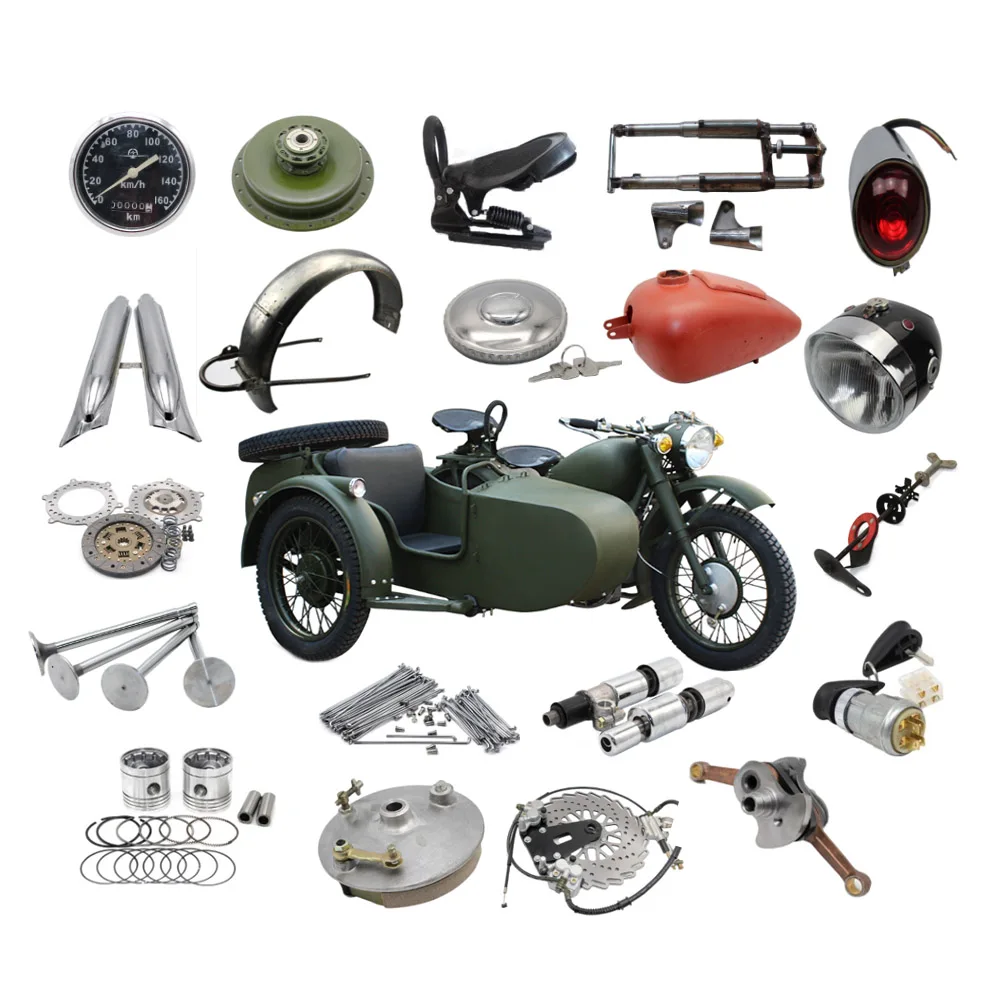 Second Hand 24HP/32HP Motorcycle Engine Parts Used Metal Frame and Body Parts for CJK750