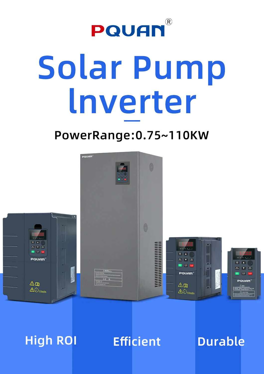Single Phase 220V VFD AC Drive Built-in MPPT Controller Solar Pump Inverter for Compressor for Agricultural Irrigation Systems manufacture