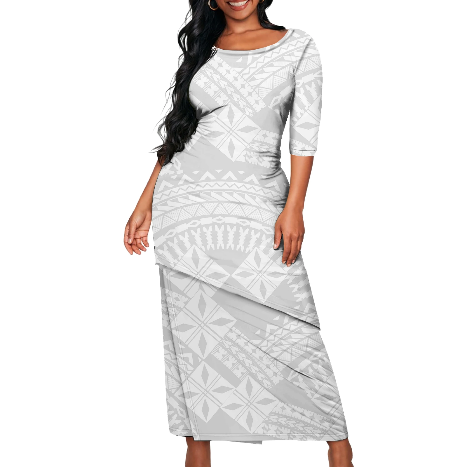 white dress pearls Katie Dress  Retrofete