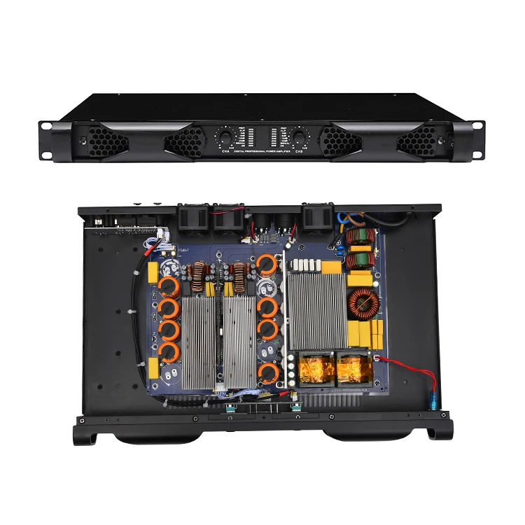 1000w 1U 2 Two Channel Class D Classic Ahuja Stereo Soundking Power Audio Amplifiers for 12inch Speaker