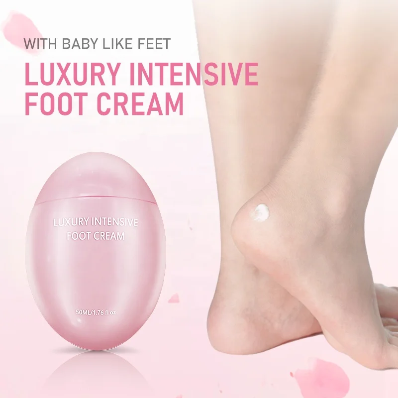 Feet Care Cream Private Label Custom Natural Urea Repair Healing Brightenning Moisturizing Whitening Foot Cream