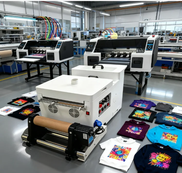 Custom New DTF Printer Heat Transfer Prints Ready to Press Wholesale for T-Shirt Clothing DIY Decoration