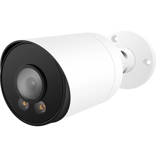 HIK NVR Compatible 8MP 4k Full Color Bullet POE IP Camera F1.0 Starlight Lens 24 Hours Color Image with Built in Audio