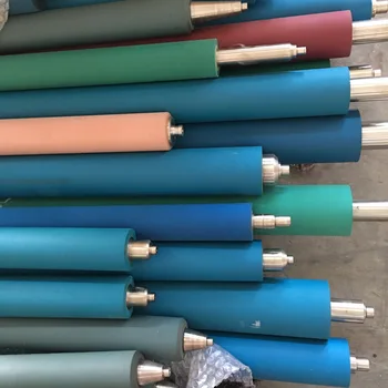 Factory Price Customized Silicone PU Rubber Covered Roller for Industrial Machine High Temperature Resistance Cutting Service