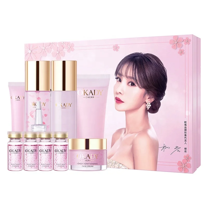 Professional Skin Care Set with Rejuvenating Cherry Blossom
