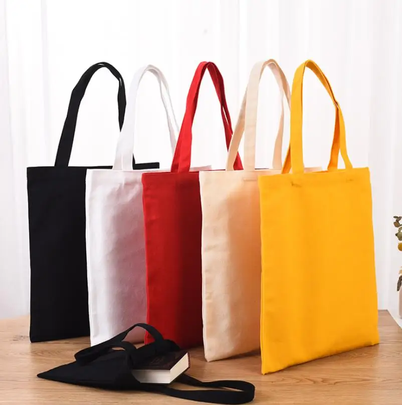 100pcs/Lot Wholesale Custom Logo Organic Cotton Canvas Tote Bags with  Inside Pocket, Blank Cotton Canvas LargeTote Shopping Bag - AliExpress