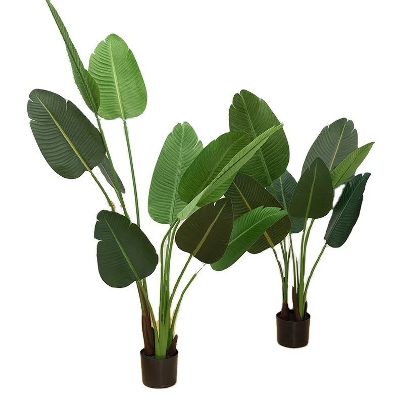 Jiahui-hojas De Planta A La Moda,Adecuado Para Decoración Del  Hogar,Oficina,Plantas De Interior,Decoración De Jardín,Canna Artificial  Grande - Buy Venta Caliente Artificial Canna Maceta Árbol Bonsai Decoración  Del Hogar,Ave Del Paraíso Grande Interior