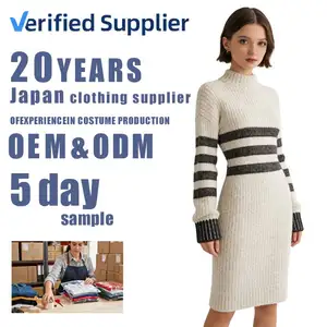 Custom Long Knitted Chinese Style Sweater for Brands OEM Service Fast Delivery and 500 MOQ
