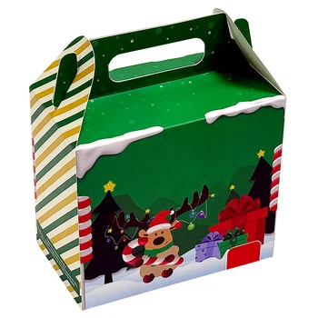 Christmas Gift Box, White Card Paper Box, Customized Mixed Gift Packaging Box, Environmentally Friendly Material Printing