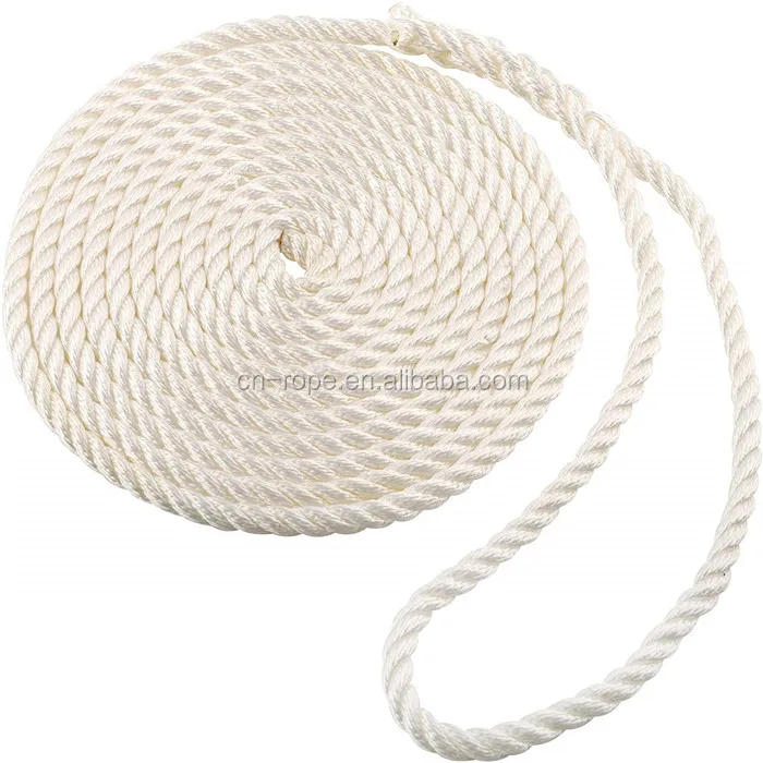The stronges 3 strand twisted rope polyester,nylon, anchor rope mooring rope best delivery date