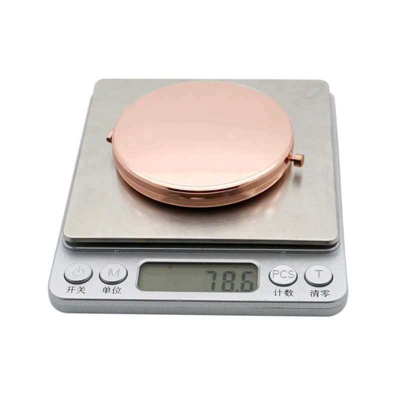 High Quality New Style Small Size Blank Metal Compact Mirror Customized Printing Pocket Mirror