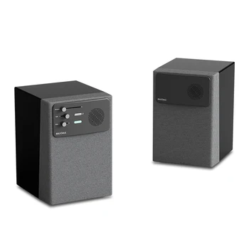 2023 New Arrival Alta Mini Bluetooth Speaker Bookshelf Design with Good Sound Quality and Woofer AUX Communication Lifestyle