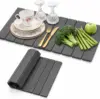 stone drying mat with silicone cover