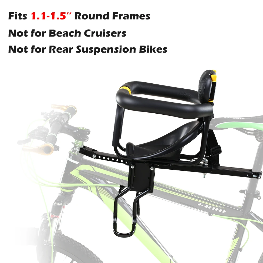 Fityle Selle De Vélo Enfant Ultra Confortable Avec Tige Intégrée – Coussin Mémoire De Forme Épais, Imperméable Et Facile à Installer Pour VTT Et Vélo Urbain